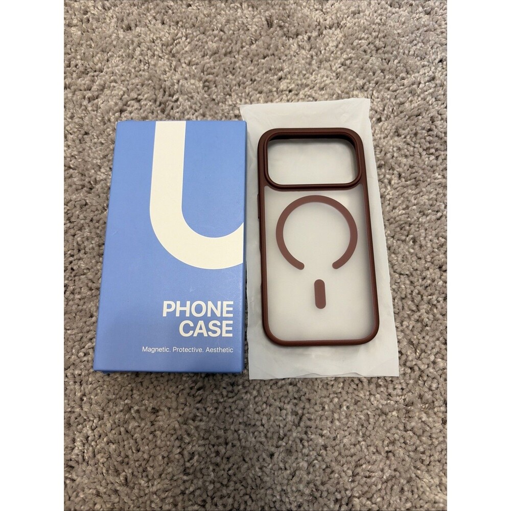 Iphone 17 Pro Magnetic Case, Wine Red
